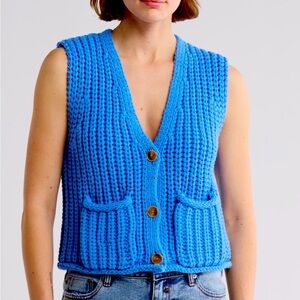 BLANKNYC Pastel Skies Sweater Vest